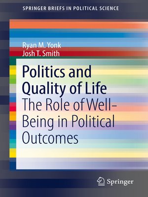 cover image of Politics and Quality of Life